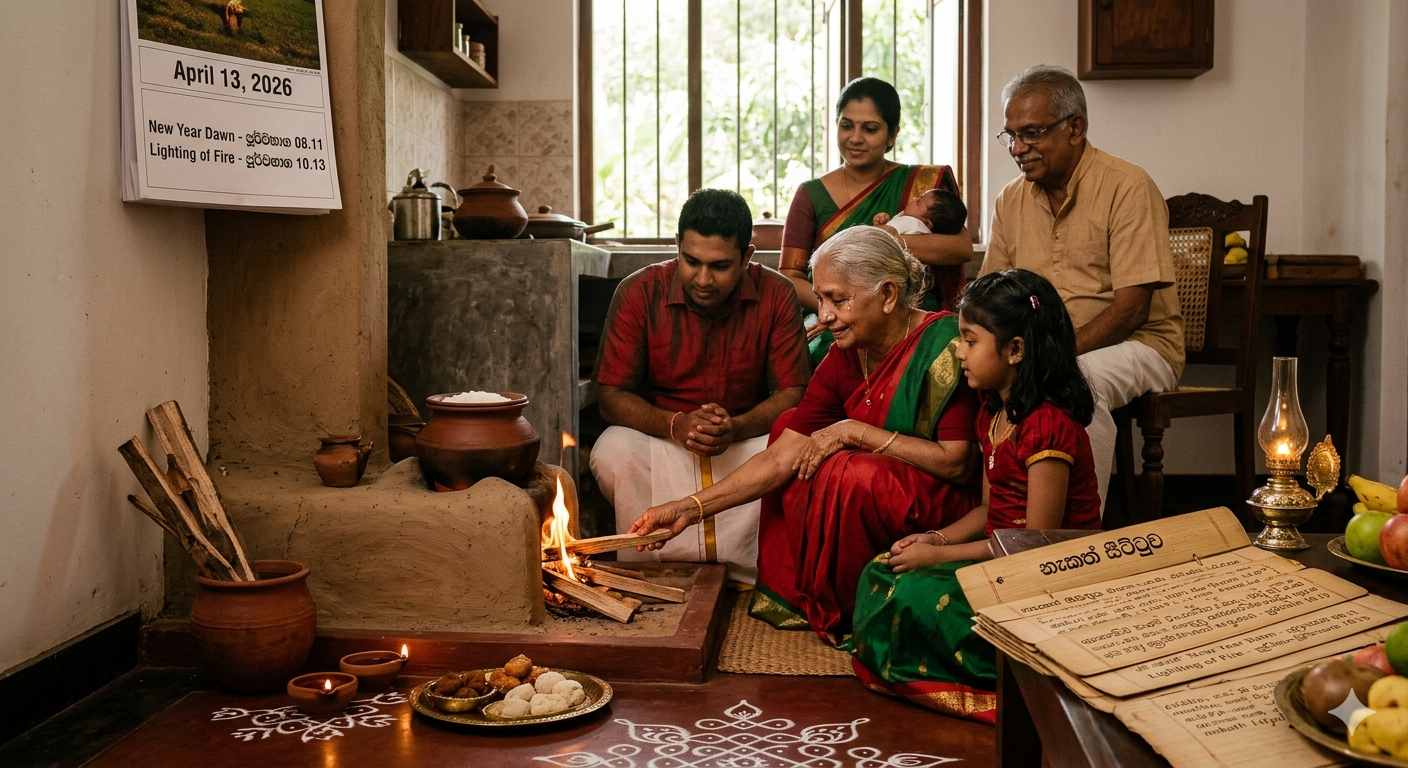 අවුරුදු නැකත් චාරිත්‍ර මතක් කිරීම